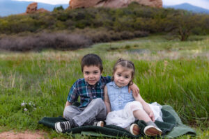 Littleton family photographer South Valley Open Space park Colorado red rocks toddler kids baby girl boy photography