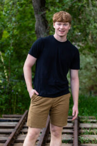 Littleton high school senior boy teenager Arapahoe Class of 2024 photography twins brothers Morrison Mt. Falcon Colorado