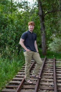 Littleton high school senior boy teenager Arapahoe Class of 2024 photography twins brothers Morrison Mt. Falcon Colorado