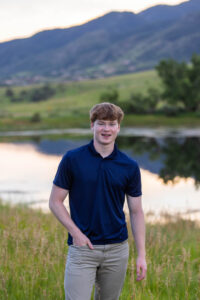 Littleton high school senior boy teenager Arapahoe Class of 2024 photography twins brothers Morrison Mt. Falcon Colorado