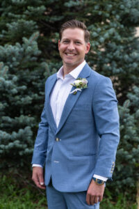 Littleton wedding photographer bride and groom Wash Park boathouse Denver summer Colorado photography white dress sunset