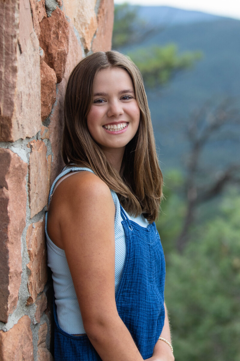 Littleton high school senior photographer Colorado graduate photography portrait session mountains foothills