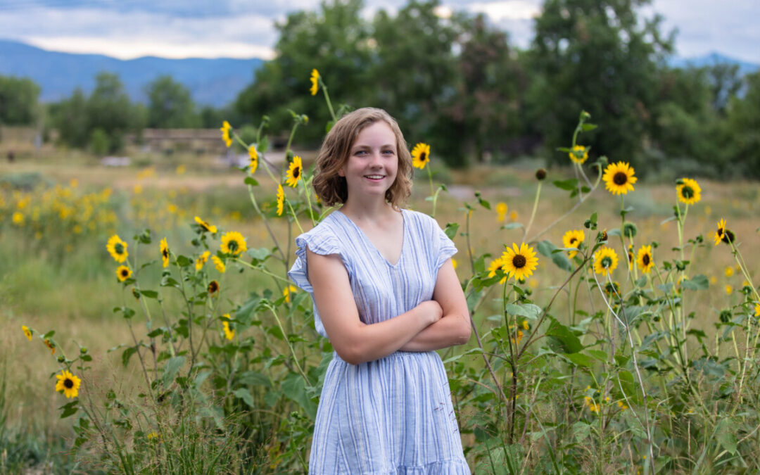 Lilly’s high school senior photo session at the Carson Nature Center and South Valley by Littleton photographer