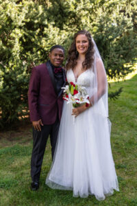 Littleton wedding photographer church bride and groom Colorado photography Lutheran ceremony dress vows marriage married reception cake
