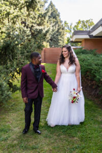 Littleton wedding photographer church bride and groom Colorado photography Lutheran ceremony dress vows marriage married reception cake