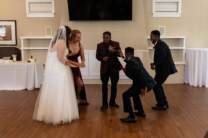 Littleton wedding photographer church bride and groom Colorado photography Lutheran ceremony dress vows marriage married reception cake dance