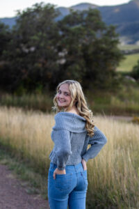 Littleton high school senior photographer South Valley Open Space park Ken Caryl Colorado red rocks photography sunset Kentucky visit teen girl soccer player