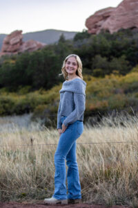Littleton high school senior photographer South Valley Open Space park Ken Caryl Colorado red rocks photography sunset Kentucky visit teen girl soccer player