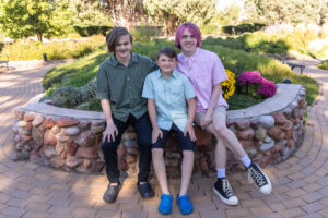 Littleton family photographer Colorado photo session Highlands Ranch Mansion boys brothers fall photography