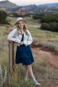 Littleton high school senior photographer South Valley Open Space park Ken Caryl Colorado red rocks photography sunset Kentucky visit teen girl soccer player