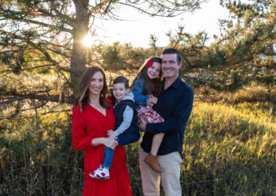 Littleton family photographer mini photo session sunset kids photography Colorado