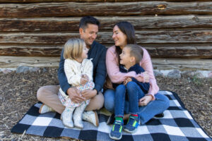 Littleton family photographer Colorado Clear Creek river in Golden twins brother sister mother father daughter son photography foothills fall