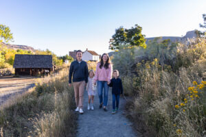 Littleton family photographer Colorado Clear Creek river in Golden twins brother sister mother father daughter son photography foothills fall