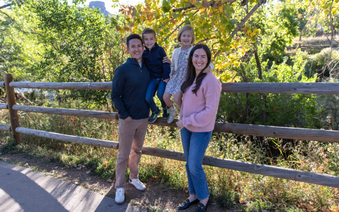 The {L} family at Clear Creek in Golden by Littleton photographer