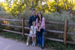 Littleton family photographer Colorado Clear Creek river in Golden twins brother sister mother father daughter son photography foothills fall