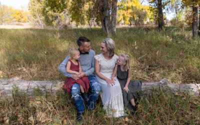 The {P} family at Chatfield State Park by Littleton photographer