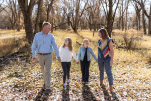 Littleton family photographer mini holiday photo session Santa Claus vintage truck Christmas Chatfield State park Colorado photography