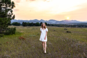 Littleton family and high school senior photographer with Colorado foothills