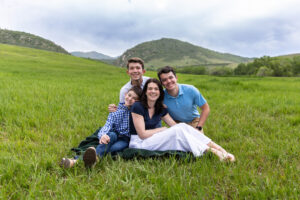 Littleton family photographer sons Mother's Day mother mom boys Hildebrand Ranch photo session Colorado foothills spring photography