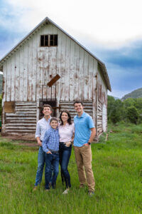 Littleton family photographer sons Mother's Day mother mom boys Hildebrand Ranch photo session Colorado foothills spring photography