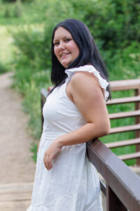 Littleton high school senior photographer Colorado foothills teen teenager Chatfield karate photography Lair O' the Bear park family mother father daughter river water bridge