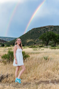 Littleton family and high school senior photographer Morrison Colorado photography CU buffs college bound church Platt Park boy Heritage teenager drums rainbow
