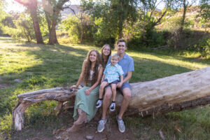 Littleton family and high school senior photographer Morrison park Colorado Dakota Ridge track cross country photography siblings married sunset golden light