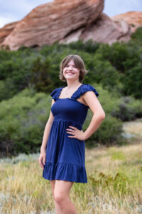 Littleton high school senior photographer South Valley park Colorado red rocks rain weather photography sunset foothills saxophone tennis sunflowers Heritage