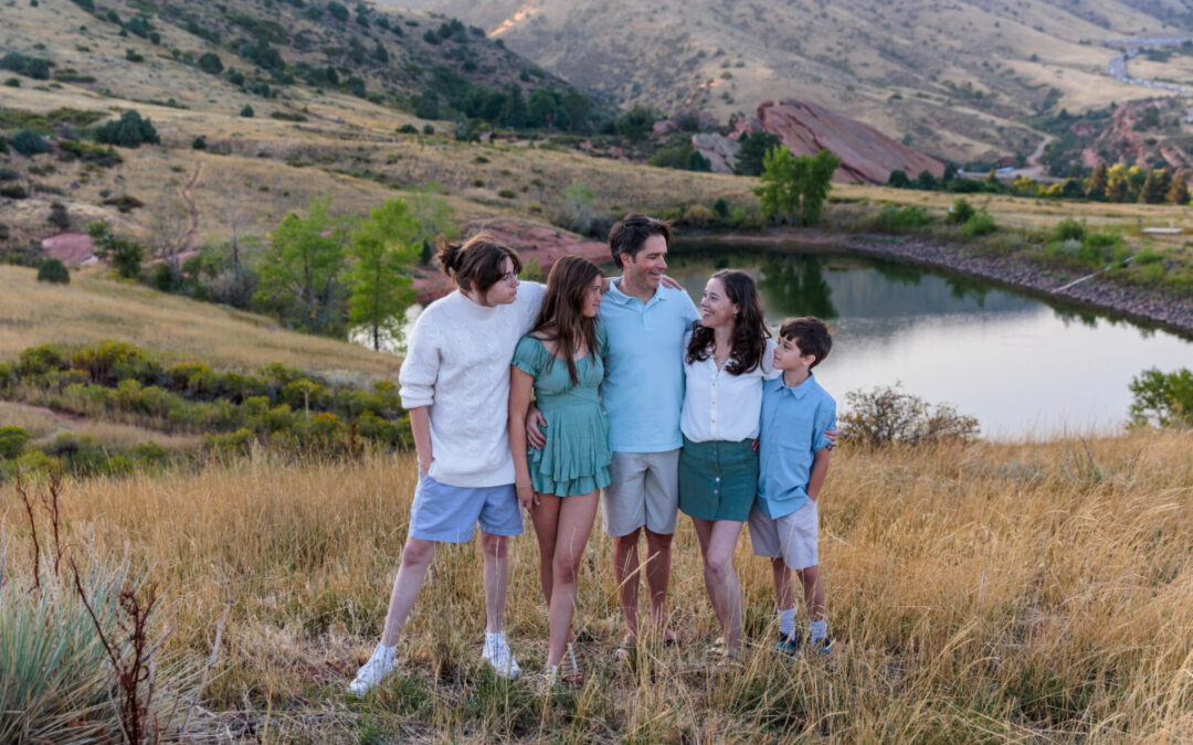 Jack’s senior and family photos at Mt. Falcon east in Morrison