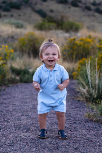 Littleton family photographer Morrison Mt. Falcon trailhead red rocks bridge urban photography sunset kids siblings sisters brothers baby boy mother father foothills Colorado