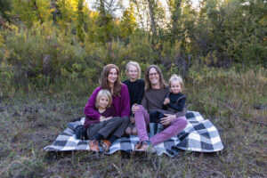 Littleton family photographer Lair O' the Bear fall leaves Colorado sunset photography kids siblings brother sisters mother father son daughters