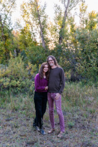 Littleton family photographer Lair O' the Bear fall leaves Colorado sunset photography kids siblings brother sisters mother father son daughters
