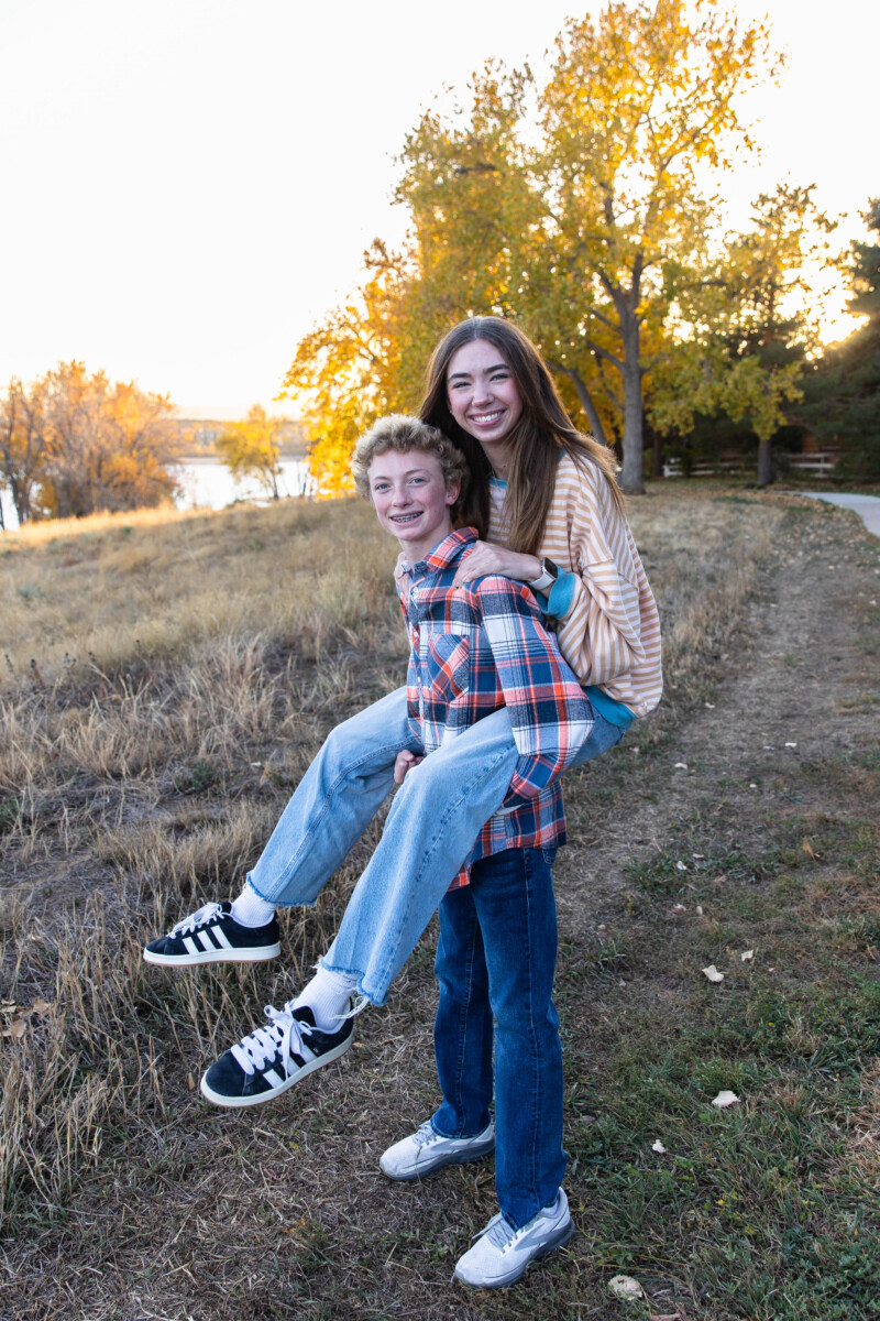 Littleton family photographer extended cousins grandparents Writer's Vista park photography foothills fall baby wheelchair siblings