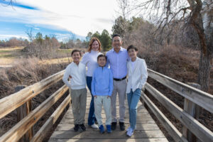 Littleton family photographer extended grandparents grandsons siblings marriage married spring boys Writer's Vista park photography