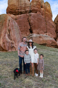 Littleton family photographer Ken Caryl Living magazine Best Version Media Colorado red rocks photography dog children mother father kids mini session siblings Bradford Perley park foothills