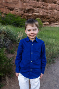 Littleton family photographer South Valley Open Space park red rocks kids mother father son daughter photography summer light Colorado