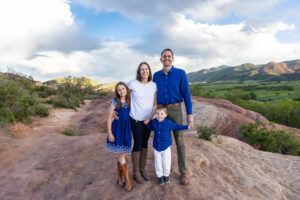 Littleton family photographer South Valley Open Space park red rocks kids mother father son daughter photography summer light Colorado
