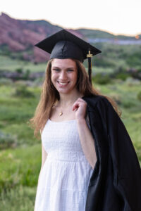 Littleton high school senior photographer Arapahoe student teenager Mt. Falcon Colorado Red Rocks graduate graduation mini session college bound photography foothills