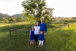 Littleton family photographer South Valley Open Space park red rocks kids mother father son daughter photography summer light Colorado