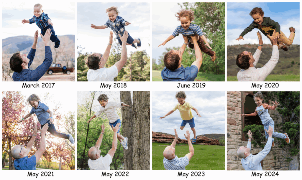 Littleton family photographer Colorado mother father son birthday photography foothills river Bear Creek state park little boy