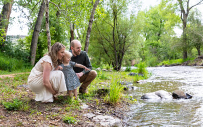 The {F} family at Morrison Park by Littleton photographer