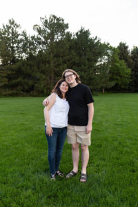 Littleton family photographer Writer's Vista park Colorado summer rainbow kids mother father son daughters bridge photography rain golden hour