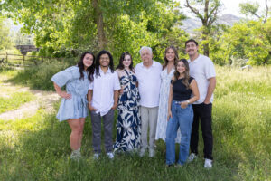 Littleton extended family photographer Golden Colorado Clear Creek birthday celebration grandparents cousins siblings summer photography