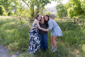 Littleton extended family photographer Golden Colorado Clear Creek birthday celebration grandparents cousins siblings summer photography