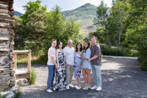 Littleton extended family photographer Golden Colorado Clear Creek birthday celebration grandparents cousins siblings summer photography