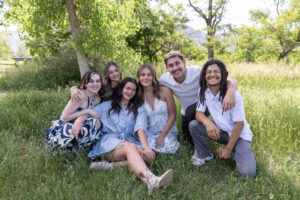 Littleton extended family photographer Golden Colorado Clear Creek birthday celebration grandparents cousins siblings summer photography
