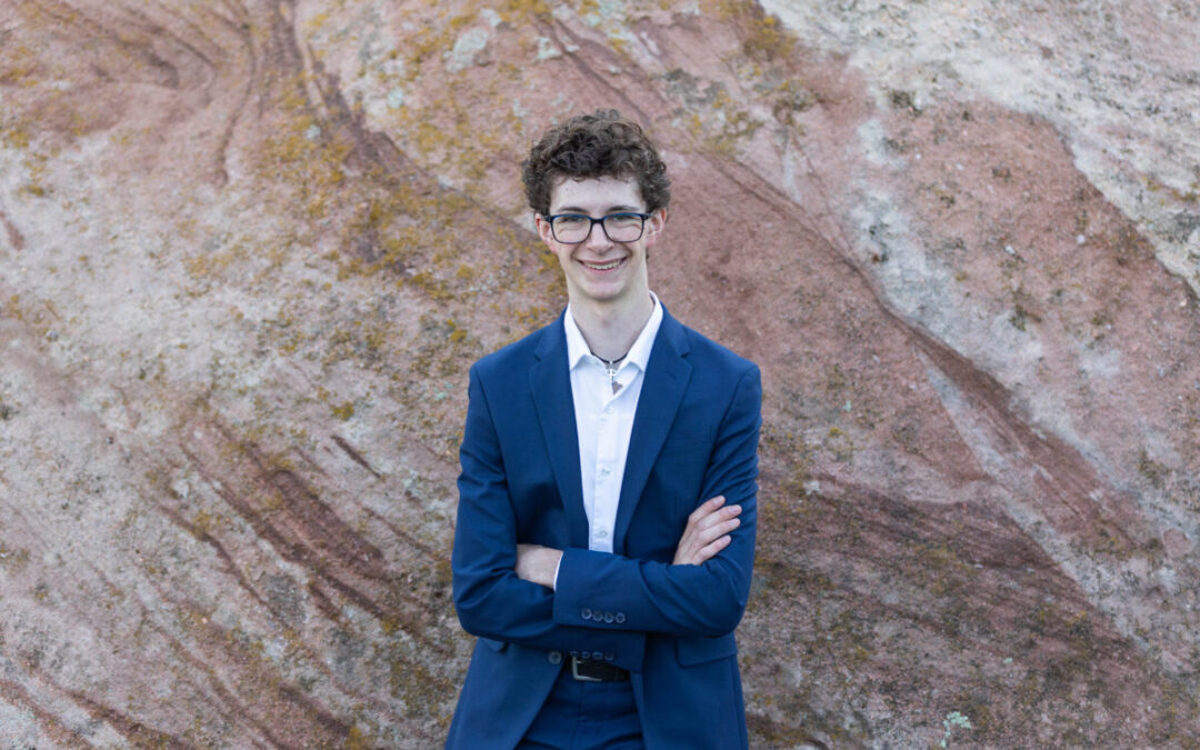 Caleb’s senior photo session by Littleton photographer