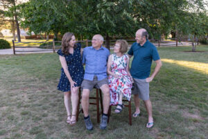 Littleton family photographer extended cousins grandparents Colorado photography sunset private land married marriage siblings