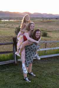 Littleton family photographer extended cousins grandparents Colorado photography sunset private land married marriage siblings