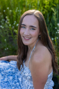 Littleton high school senior photographer Colorado Heritage fence fencer girl Lair O' the Bear sunset water river photography college bound pre-med smart student